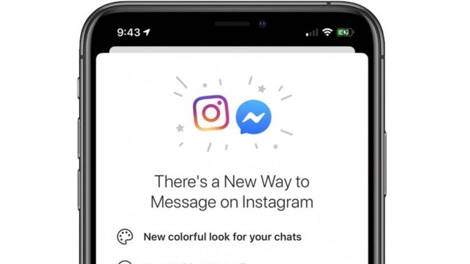 instagram linked to facebook messenger